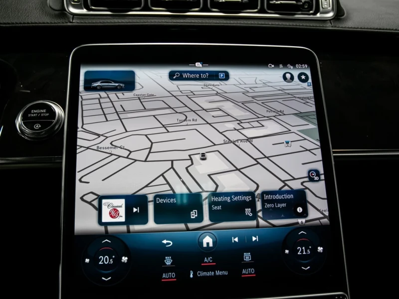 Mercedes-Benz S 580 * 4MATIC AMG PKG HEADS UP BLIND SPOTS NAVI * CARFA, снимка 8 - Автомобили и джипове - 52930305