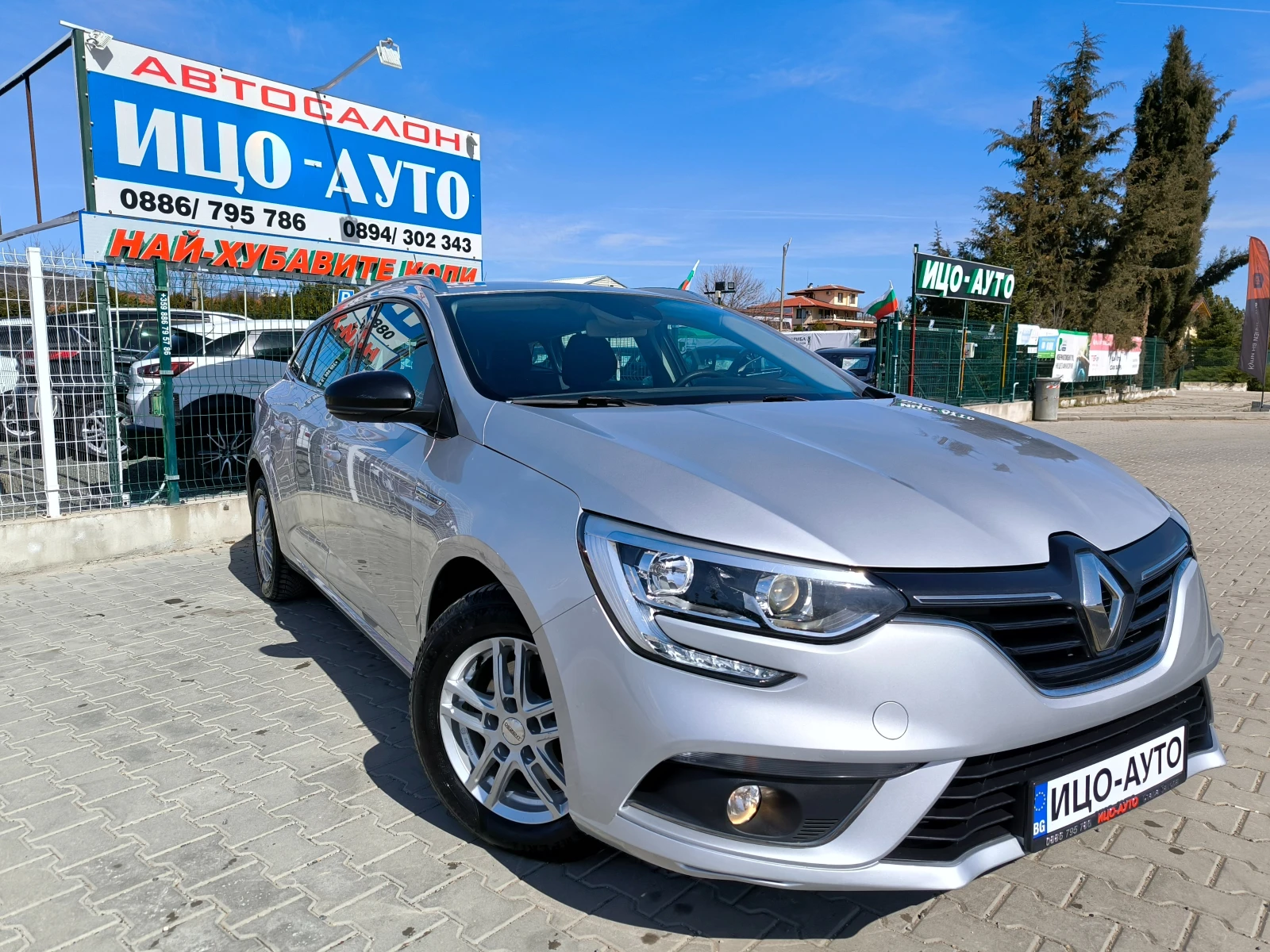 Renault Megane 1, 5DCi-120к.с.-6скорости, НАВИ, КАНЕРА, LED, ЕВРО, снимка 8 - Автомобили и джипове - 53800885