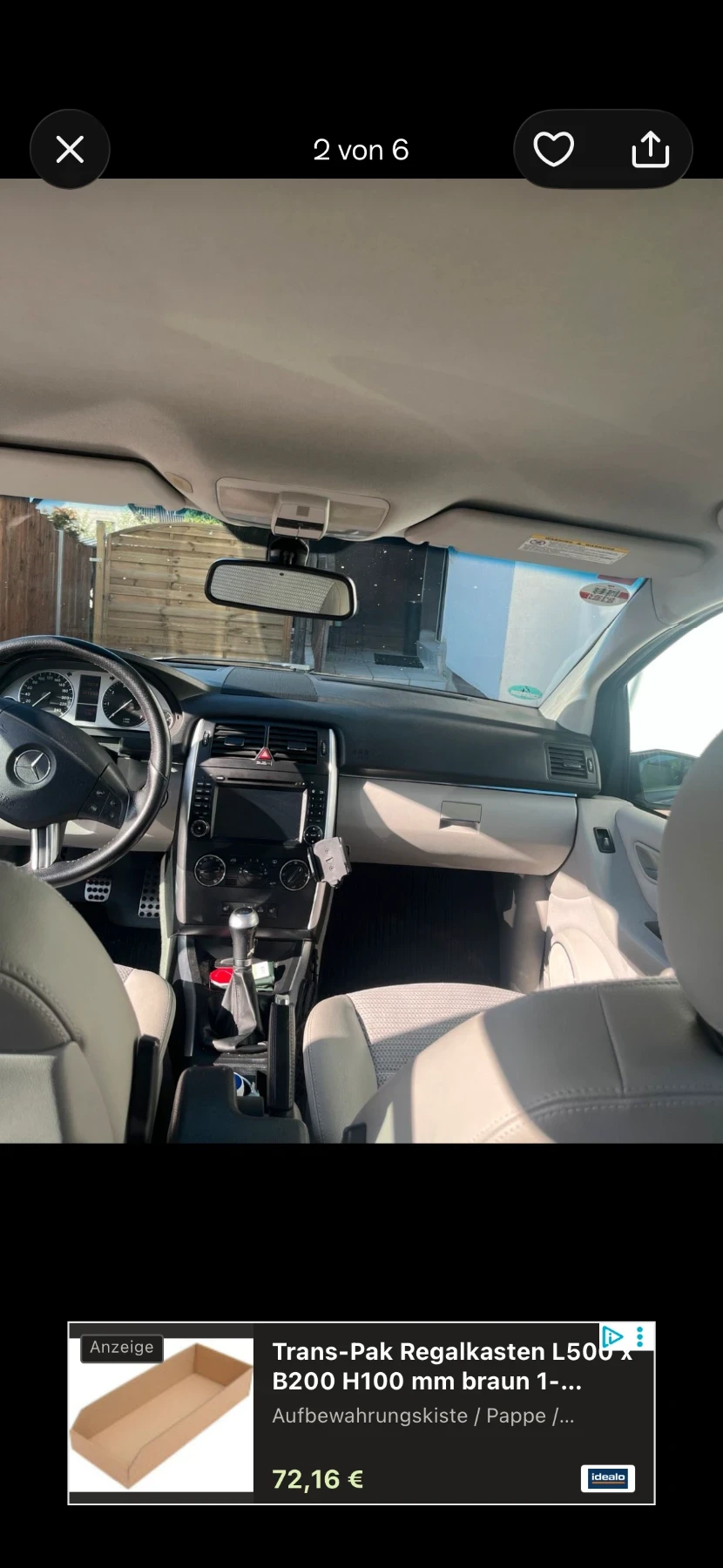 Mercedes-Benz B 200, снимка 2 - Автомобили и джипове - 56737064