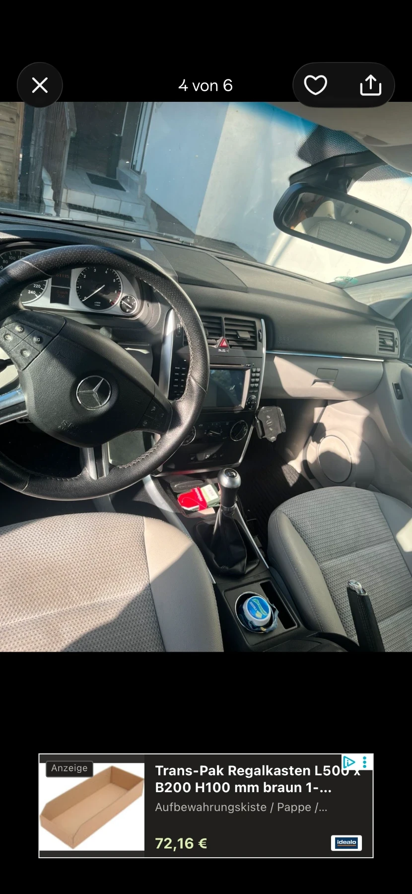Mercedes-Benz B 200, снимка 4 - Автомобили и джипове - 56737064