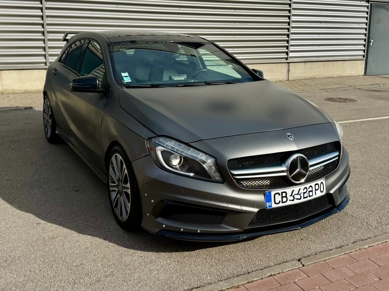 Mercedes-Benz A45 AMG MAGNO GREY + ЛИЗИНГ, снимка 4 - Автомобили и джипове - 52398870