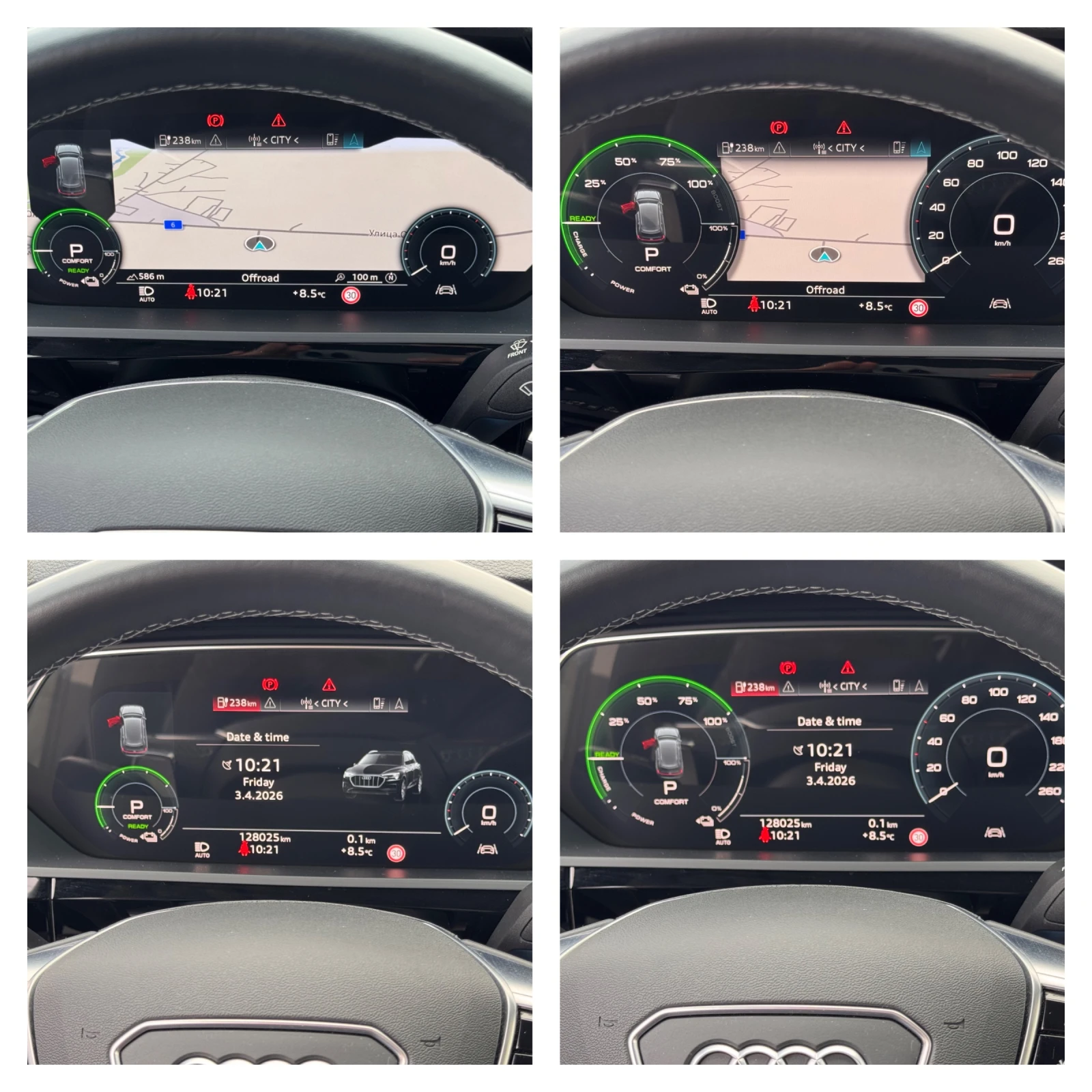 Audi E-Tron 55 S-LINE QUATTRO 95KWH HEAD-UP 408КС. , снимка 8 - Автомобили и джипове - 54076269