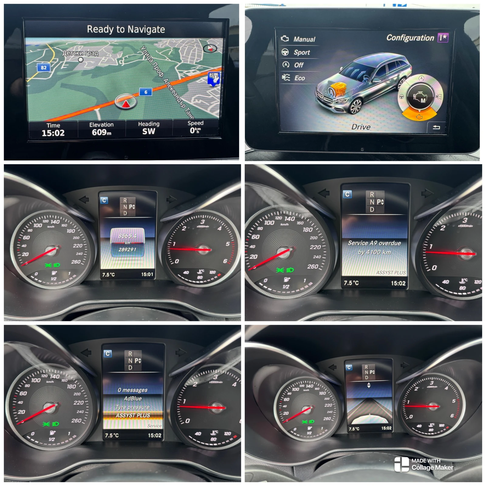 Mercedes-Benz C 250  d 204ps AMG-Night ACC LED-Intelligent FULL-LEADER, снимка 15 - Автомобили и джипове - 54111421