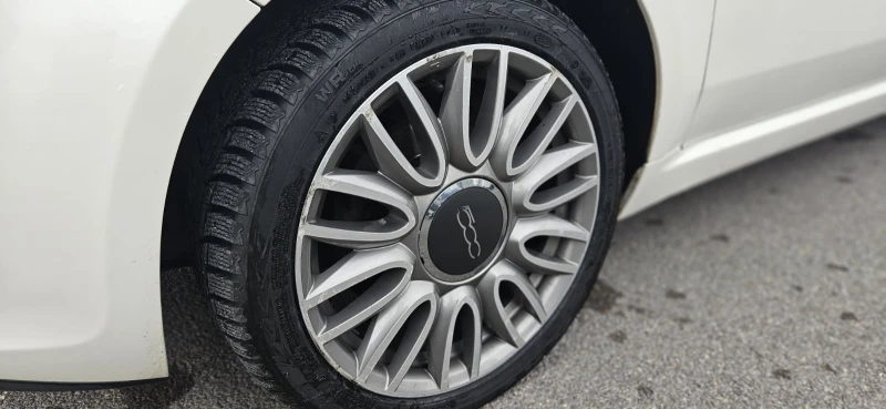 Fiat 500 0, 9i* AUTOMATIC* EURO6* CABRIO* WHITE PEARL* , снимка 5 - Автомобили и джипове - 52403415