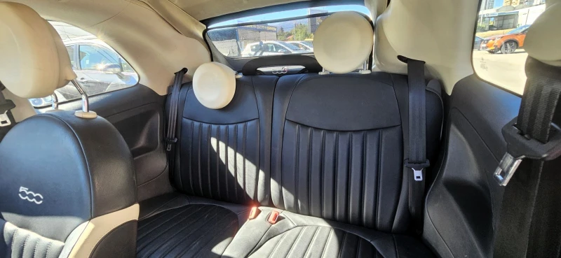 Fiat 500 0, 9i* AUTOMATIC* EURO6* CABRIO* WHITE PEARL* , снимка 10 - Автомобили и джипове - 52403415