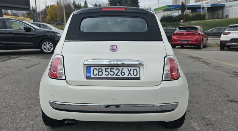 Fiat 500 0, 9i* AUTOMATIC* EURO6* CABRIO* WHITE PEARL* , снимка 17 - Автомобили и джипове - 52403415