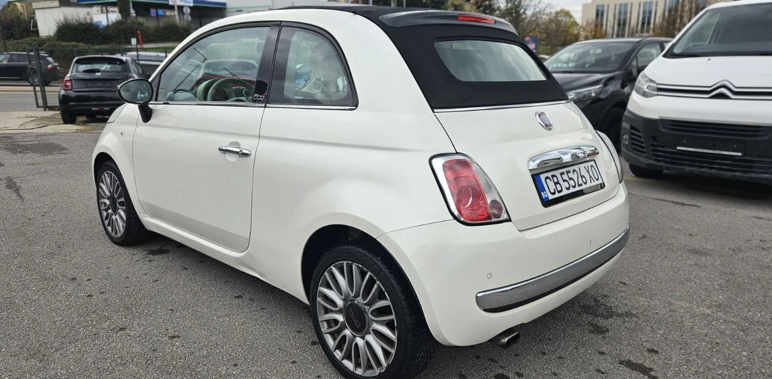 Fiat 500 0, 9i* AUTOMATIC* EURO6* CABRIO* WHITE PEARL*  | Mobile.bg   2