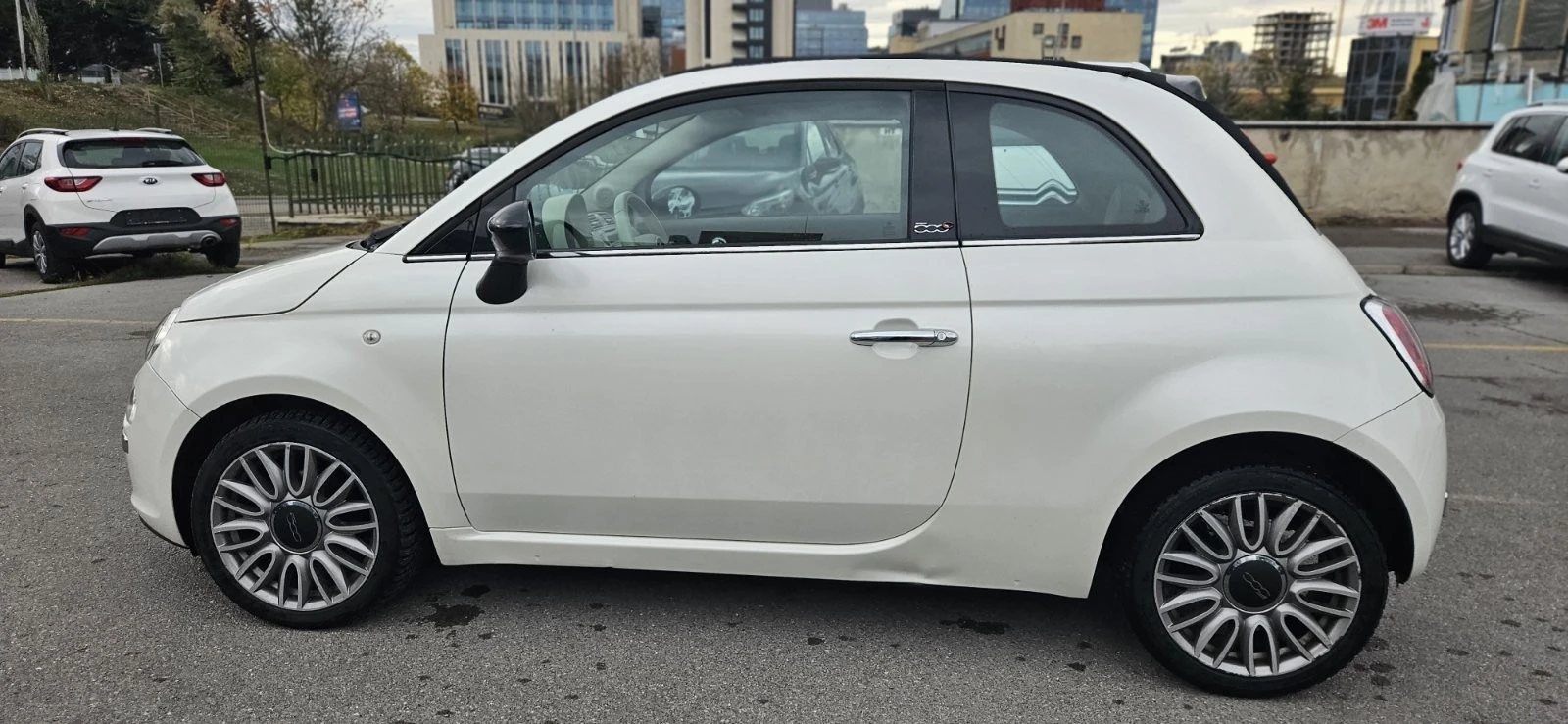 Fiat 500 0, 9i* AUTOMATIC* EURO6* CABRIO* WHITE PEARL*  | Mobile.bg   3