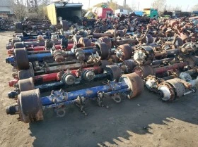 Полуремарке Schmitz SAF/Шмиц оси, снимка 11