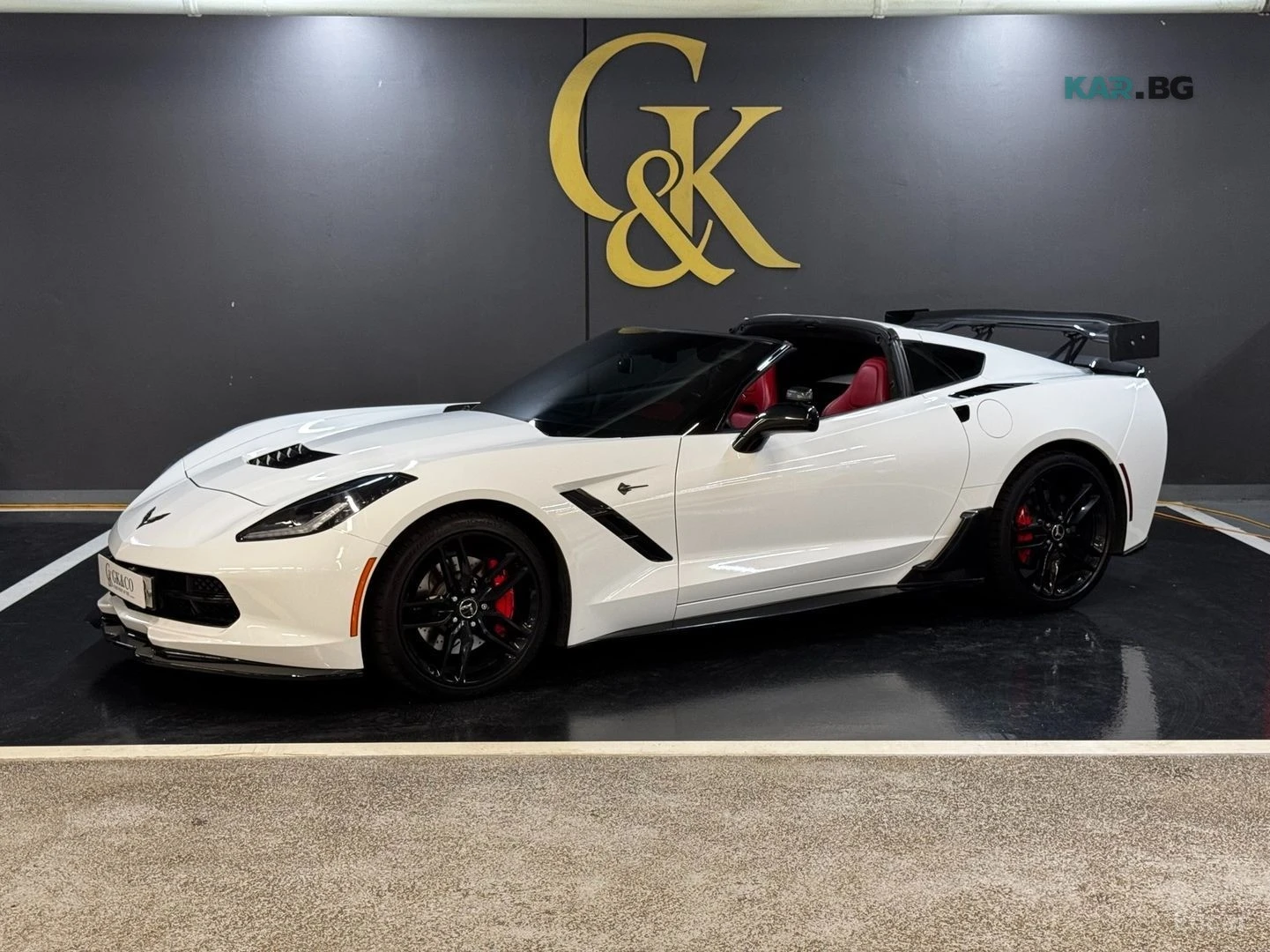 Chevrolet Corvette КОЖА* ОБДУХВ* НАВИ* HUD, снимка 3 - Автомобили и джипове - 55106099