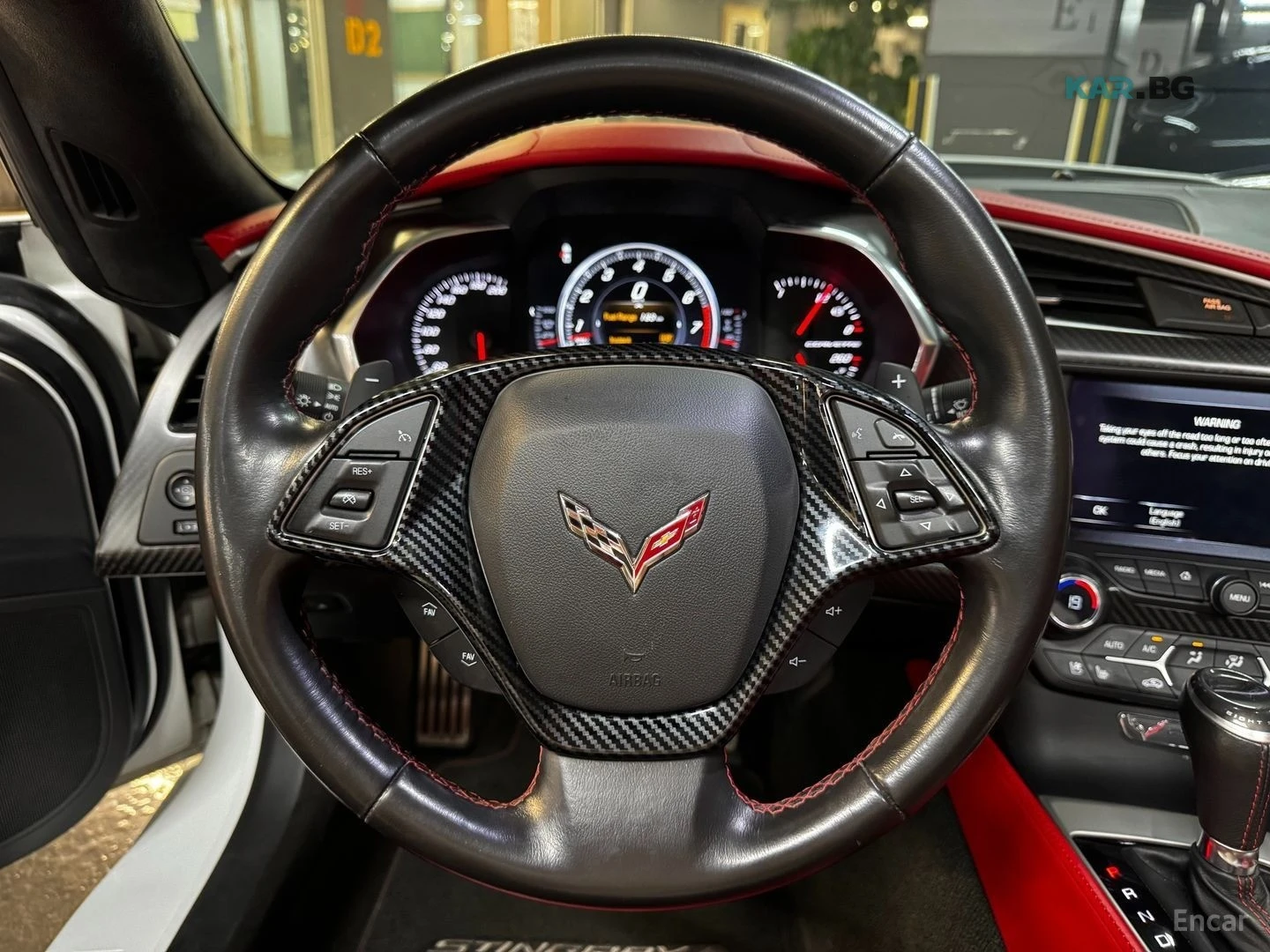 Chevrolet Corvette КОЖА* ОБДУХВ* НАВИ* HUD, снимка 11 - Автомобили и джипове - 55106099