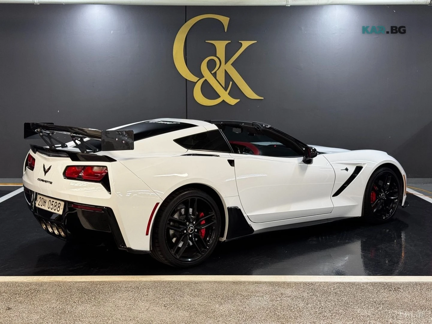 Chevrolet Corvette КОЖА* ОБДУХВ* НАВИ* HUD, снимка 4 - Автомобили и джипове - 55106099