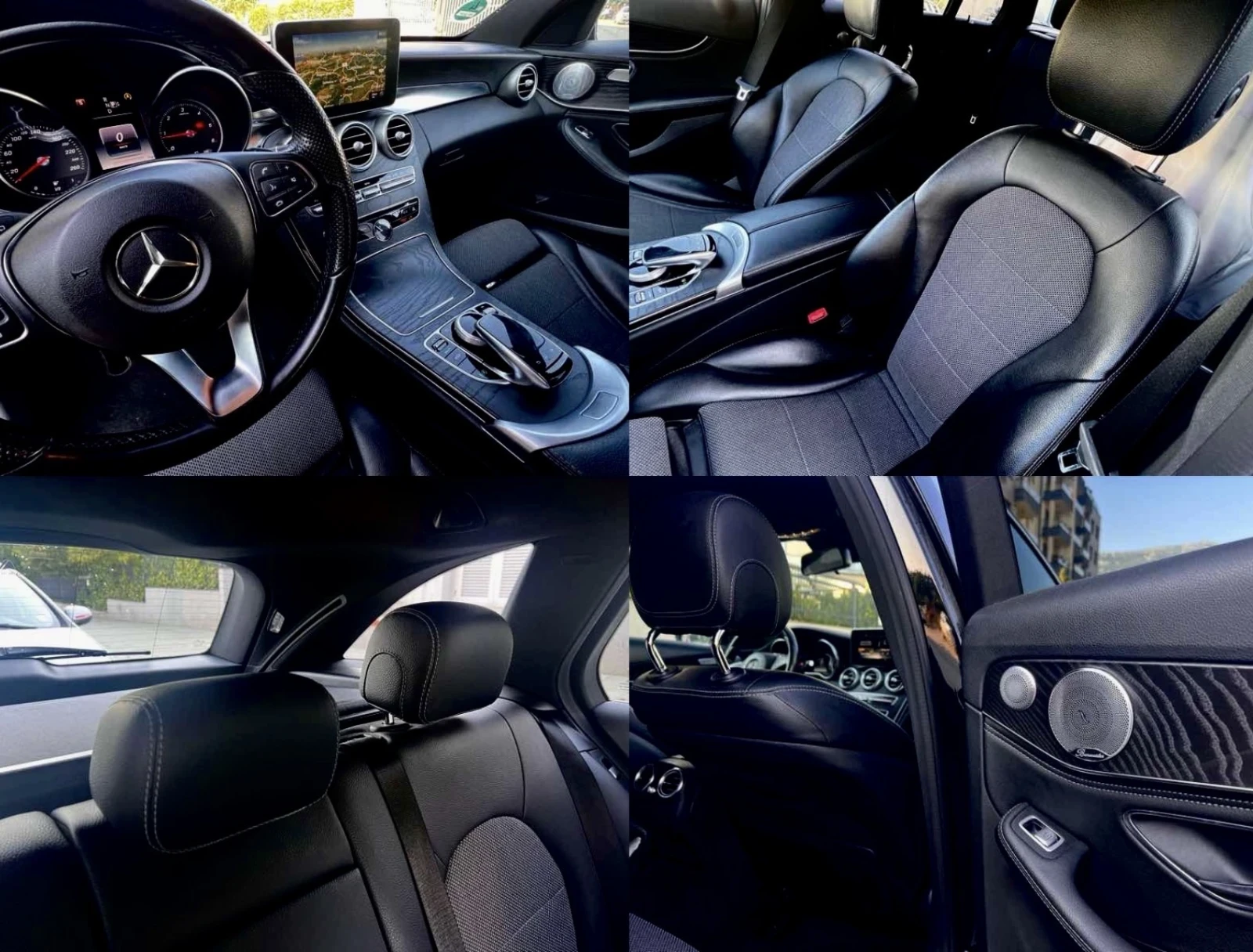 Mercedes-Benz C 250 C250d* сменени вериги* Burmester, снимка 10 - Автомобили и джипове - 55784949
