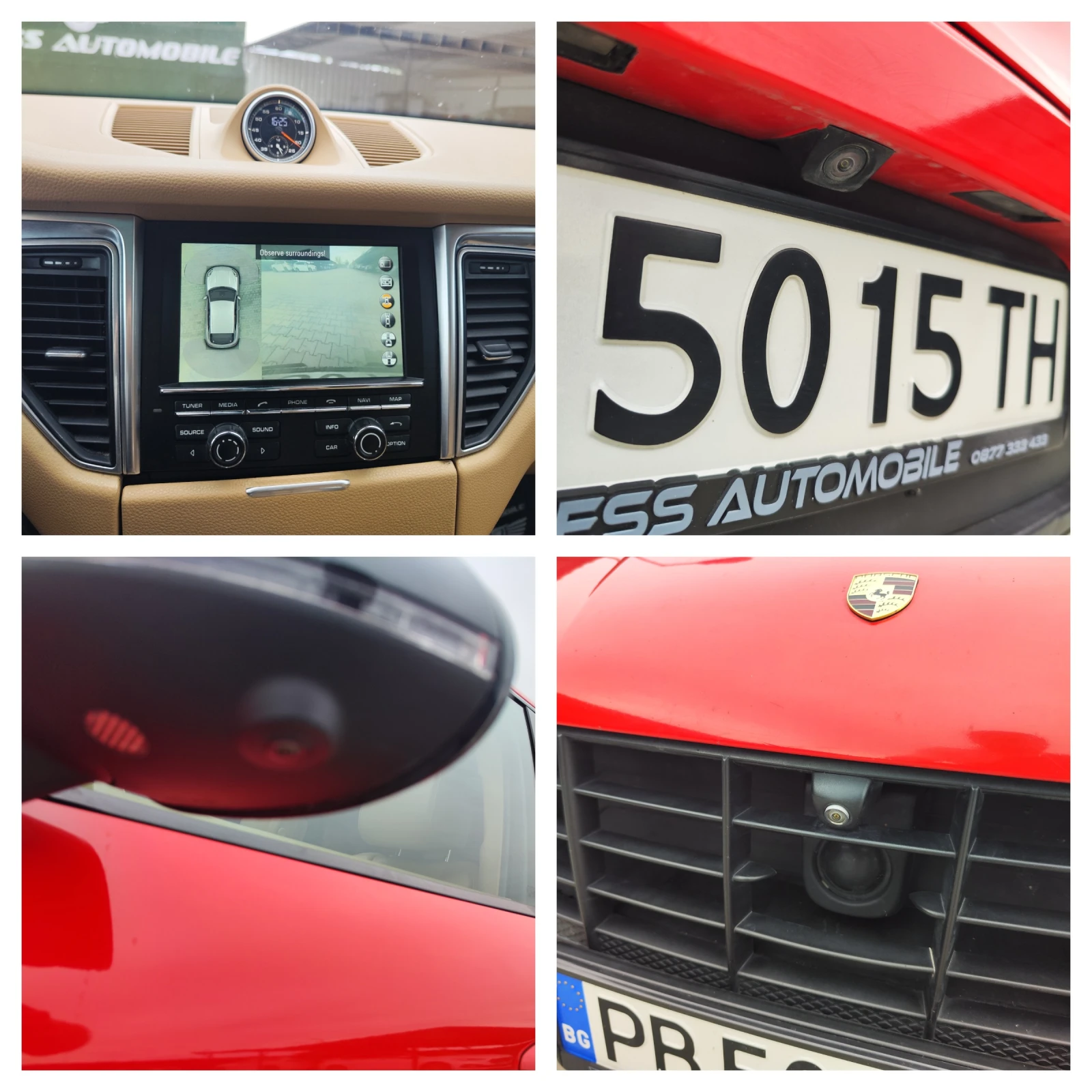 Porsche Macan S* 360CAM* PODGREV* OBDUH* DISTR* LINEASIST* PANOR, снимка 10 - Автомобили и джипове - 54548480