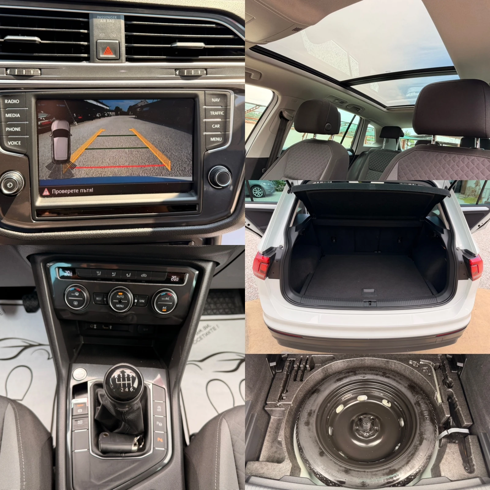 VW Tiguan 2.0TDI* 100%KM* KAMERA* PANORAMA* LIZING, снимка 8 - Автомобили и джипове - 55783026