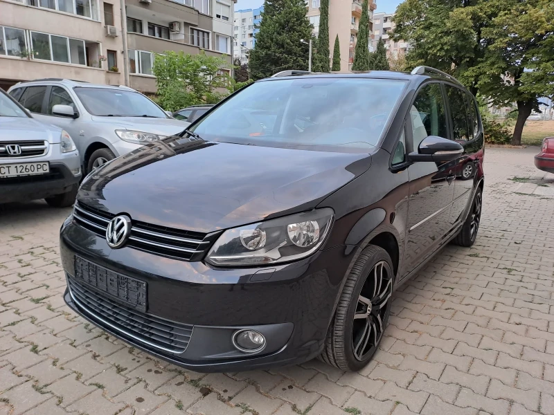 VW Touran DSG-6, HIGHLINE, NAVI, F1, снимка 1 - Автомобили и джипове - 47047613