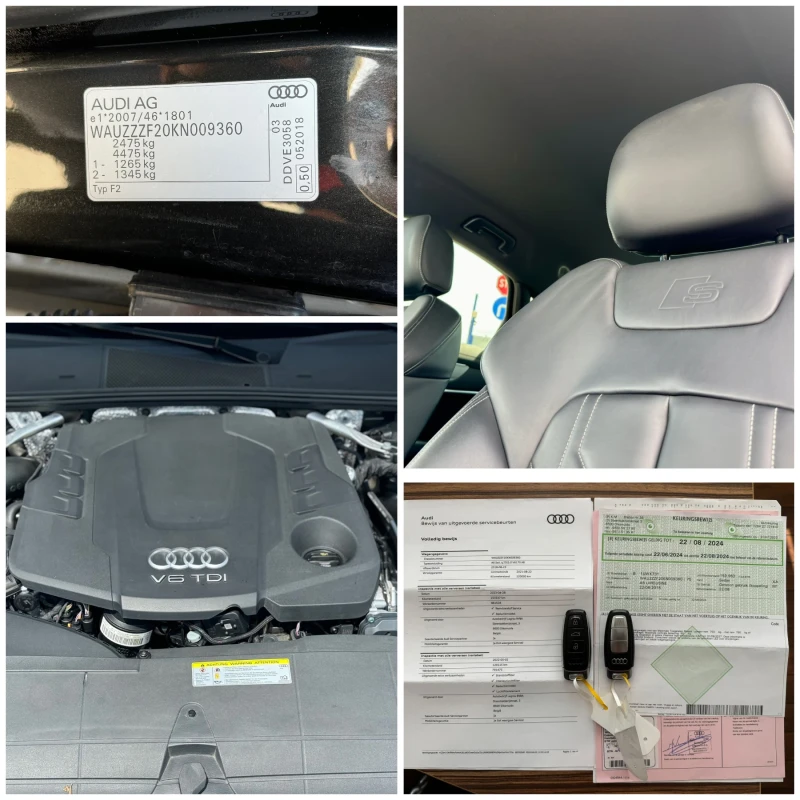 Audi A6 S6 3.0d-V6 4x4 DIGITAL MATRIX CAM-360 ACC+ ВАКУУМ, снимка 17 - Автомобили и джипове - 47216815