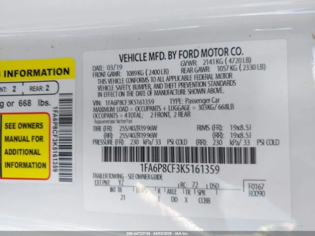 Ford Mustang GT, снимка 9 - Автомобили и джипове - 54773036
