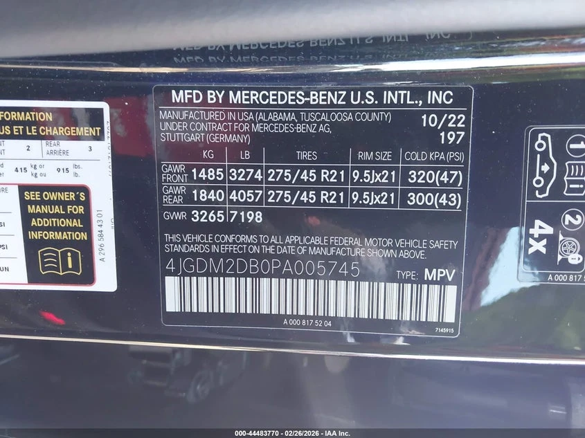 Mercedes-Benz EQS 450+ Suv, снимка 9 - Автомобили и джипове - 54240576