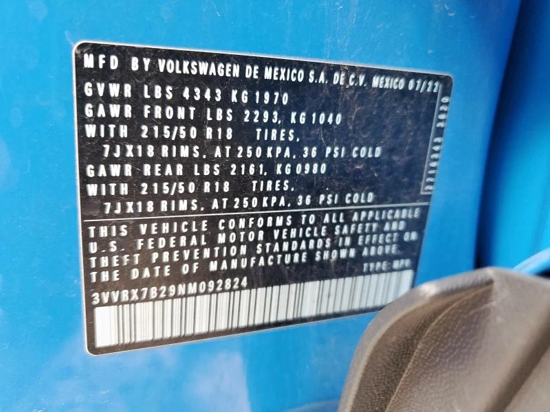 VW Taos 1.5L 4 Front-wheel Drive - изображение 7