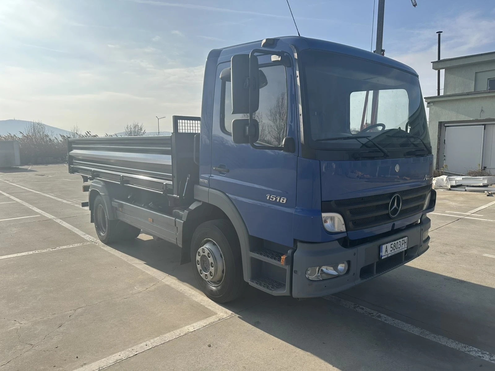 Mercedes-Benz Atego 1518 тристранен самосвал, снимка 1