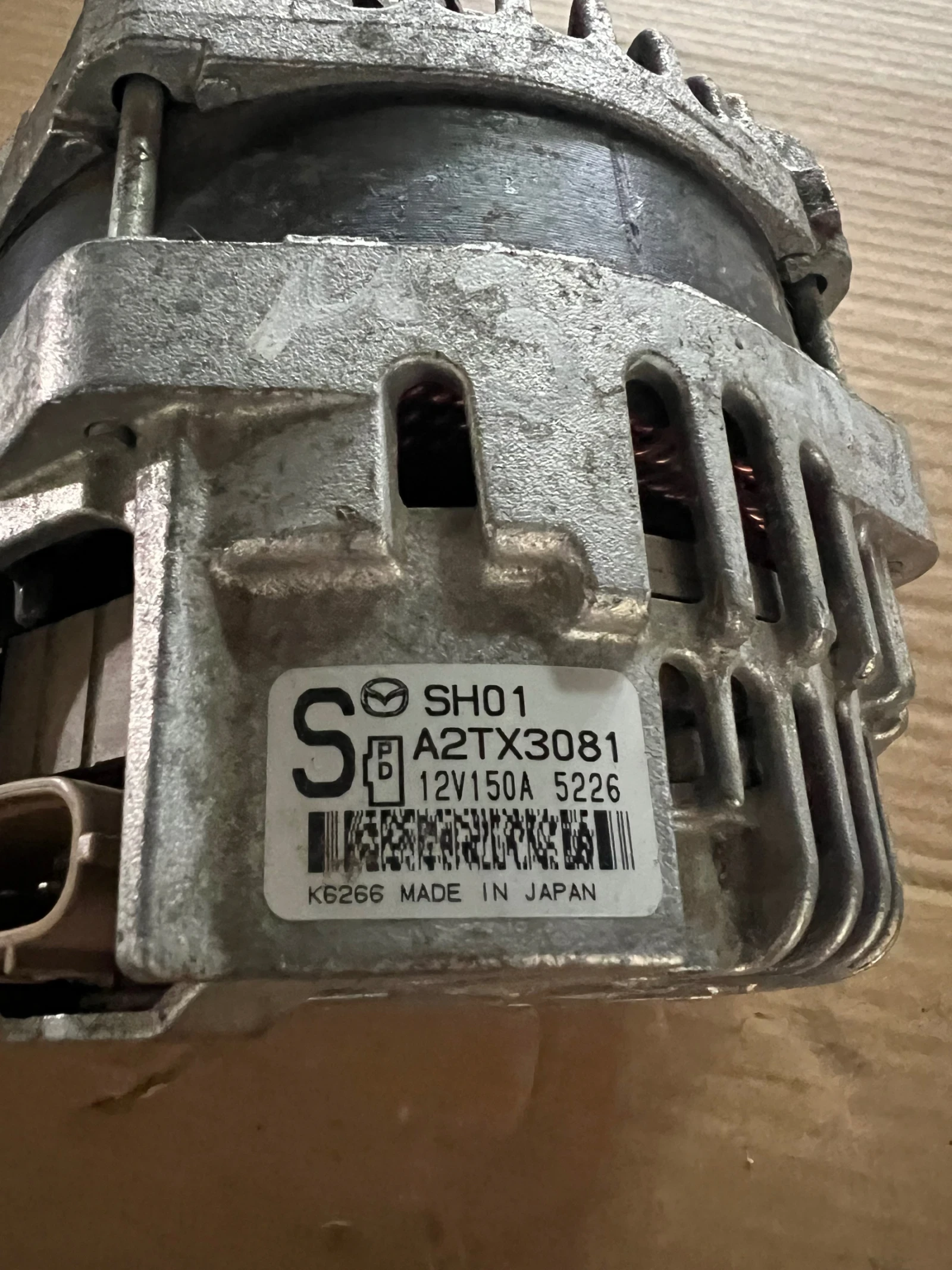 SH01 A2TX3081 12V 150A  MAZDA 2.2D SKYACTIVE SH01 A2TX3081 | Mobile.bg   2