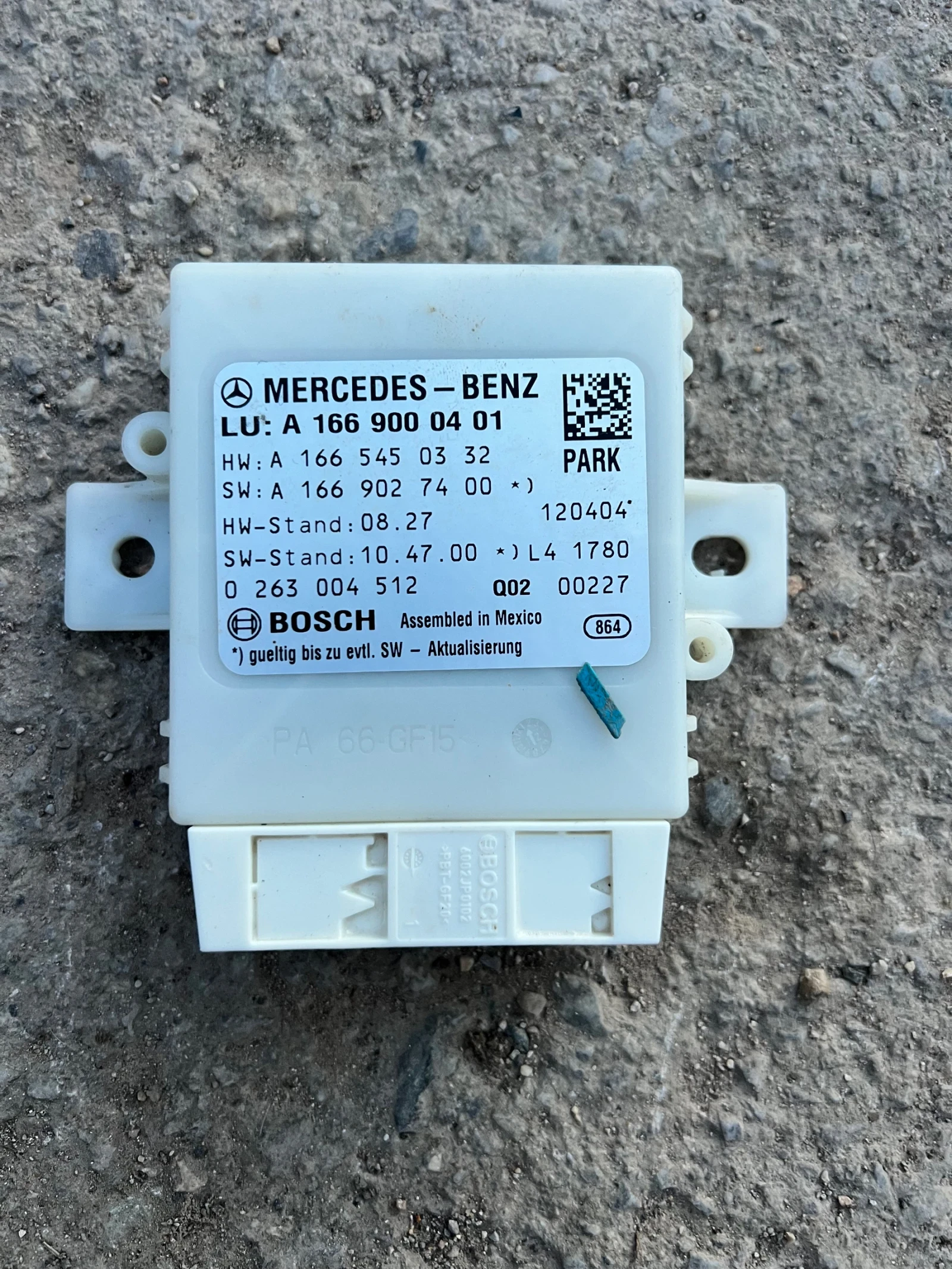 A1669000401   PDC MERCEDES BENZ W166 A 166 900 04 01  | Mobile.bg   1