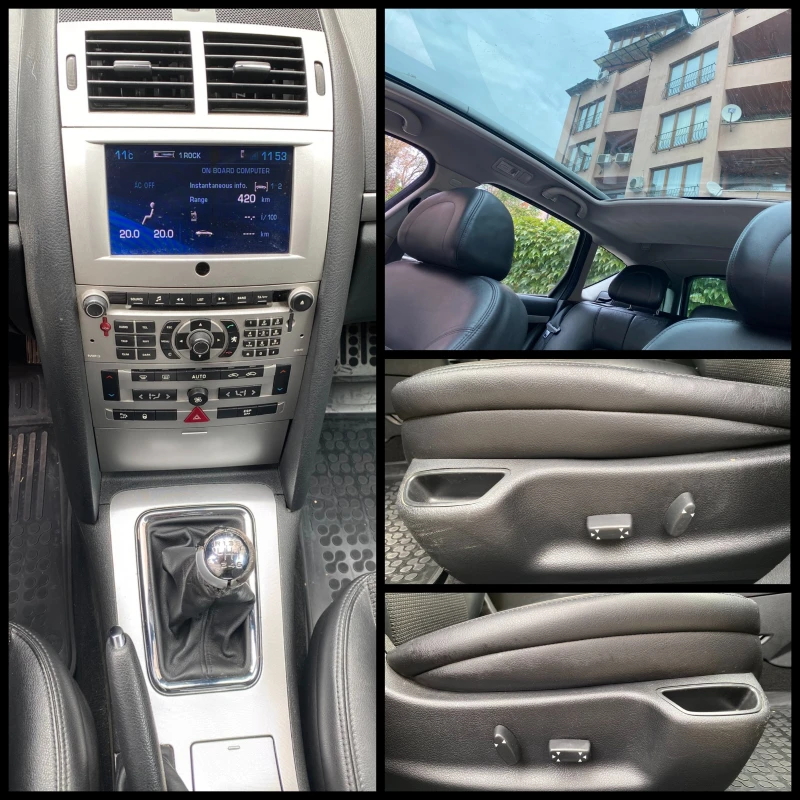 Peugeot 407 2.0 HDI/ 136кс./ SW, снимка 14 - Автомобили и джипове - 52656077
