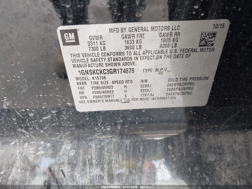 Chevrolet Tahoe 5.3l Ltz, снимка 9 - Автомобили и джипове - 54353603