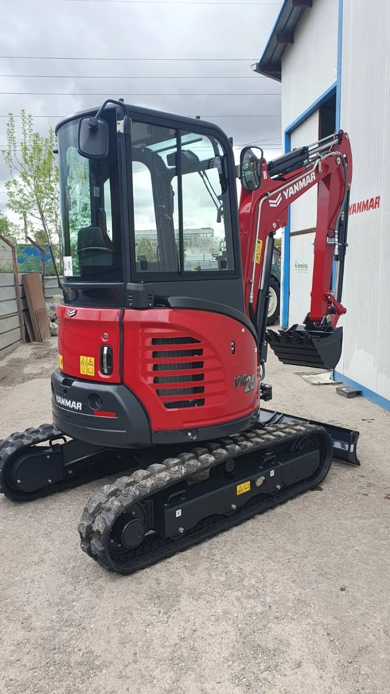 Багер Yanmar ViO26-6, снимка 8 - Индустриална техника - 46917510