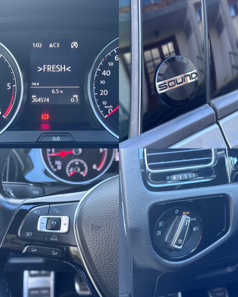 VW Golf 7.5* 1.6TDI SOUND* ПЪЛНА СЕРВИЗНА ИСТОРИЯ* НЕМСКА!, снимка 13 - Автомобили и джипове - 52594868