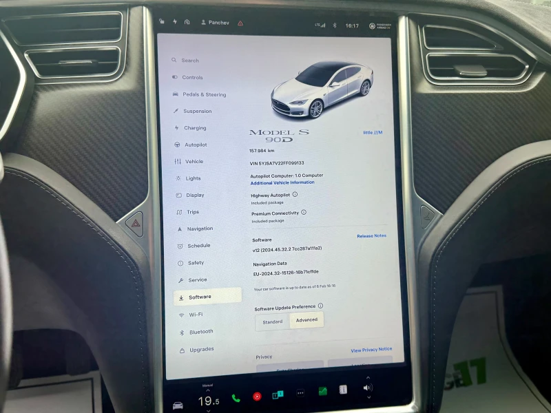 Tesla Model S * 90D* EU* FreeSuperCharge* FSD* CCS* Intel, снимка 12 - Автомобили и джипове - 52934695
