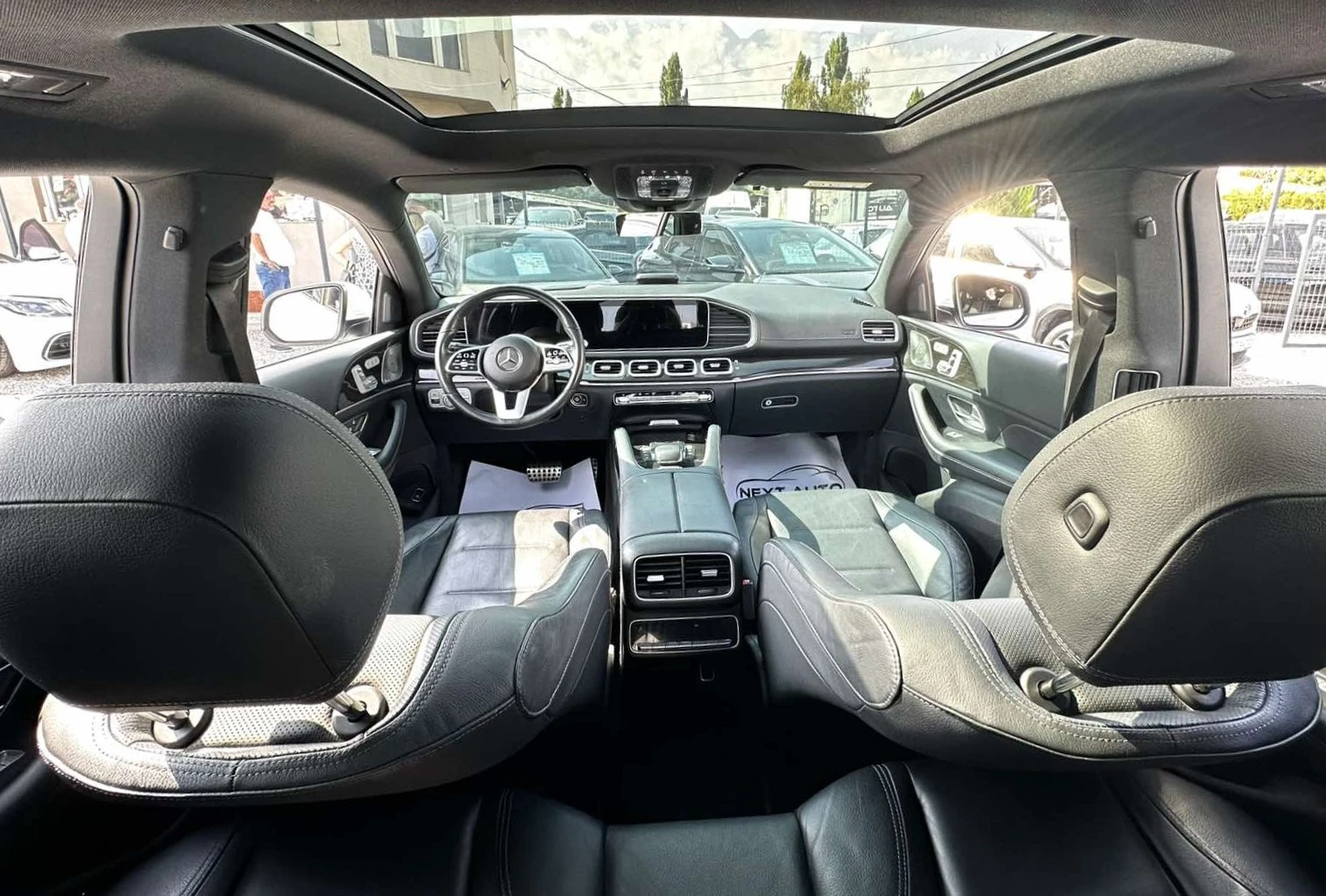 Mercedes-Benz GLE 400 D 330HP AMG LINE HUD BURMESTER ОБДУХВАНЕ PANO, снимка 9 - Автомобили и джипове - 55800866