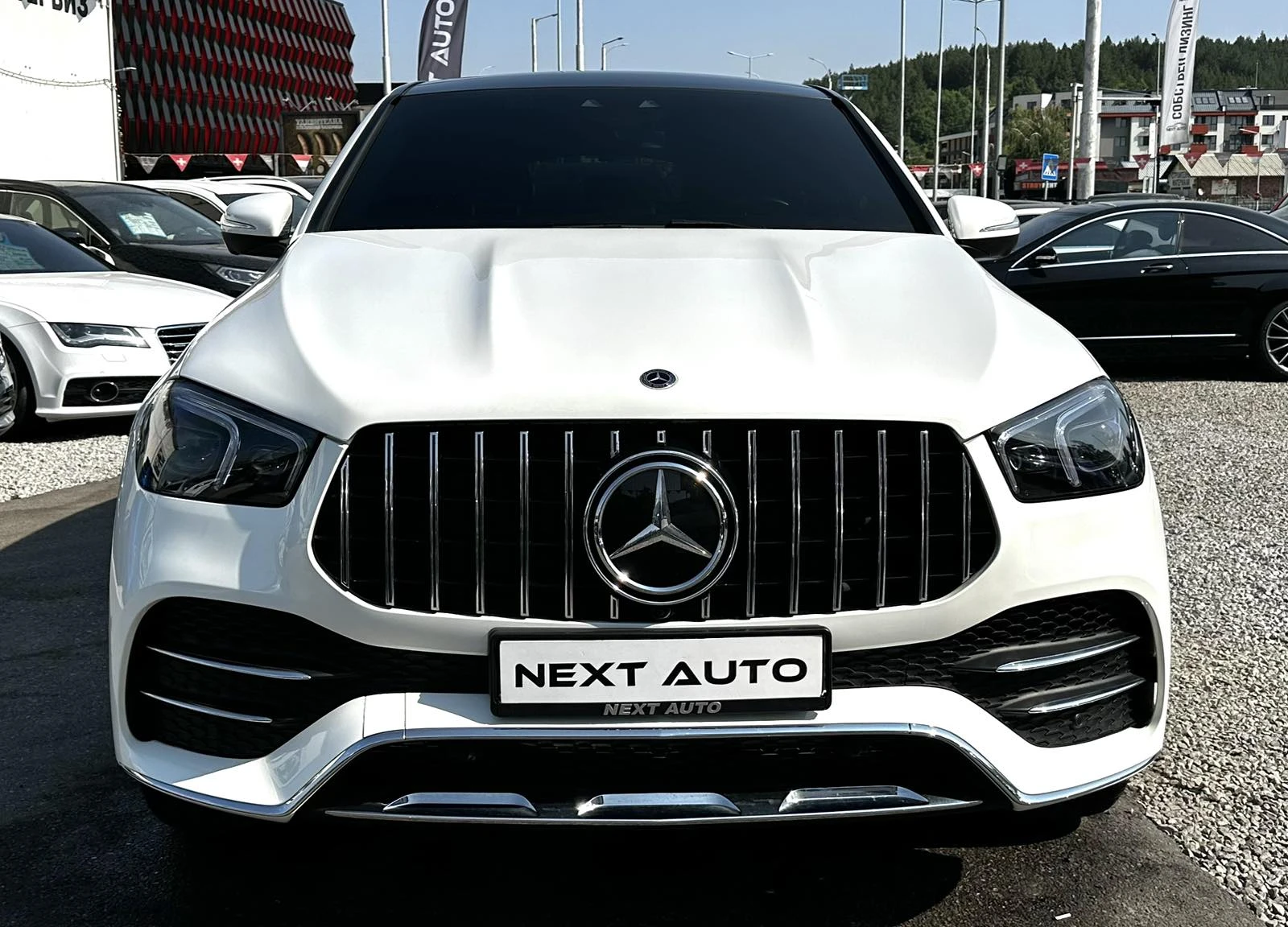 Mercedes-Benz GLE 400 D 330HP AMG LINE HUD BURMESTER ОБДУХВАНЕ PANO, снимка 2 - Автомобили и джипове - 55800866