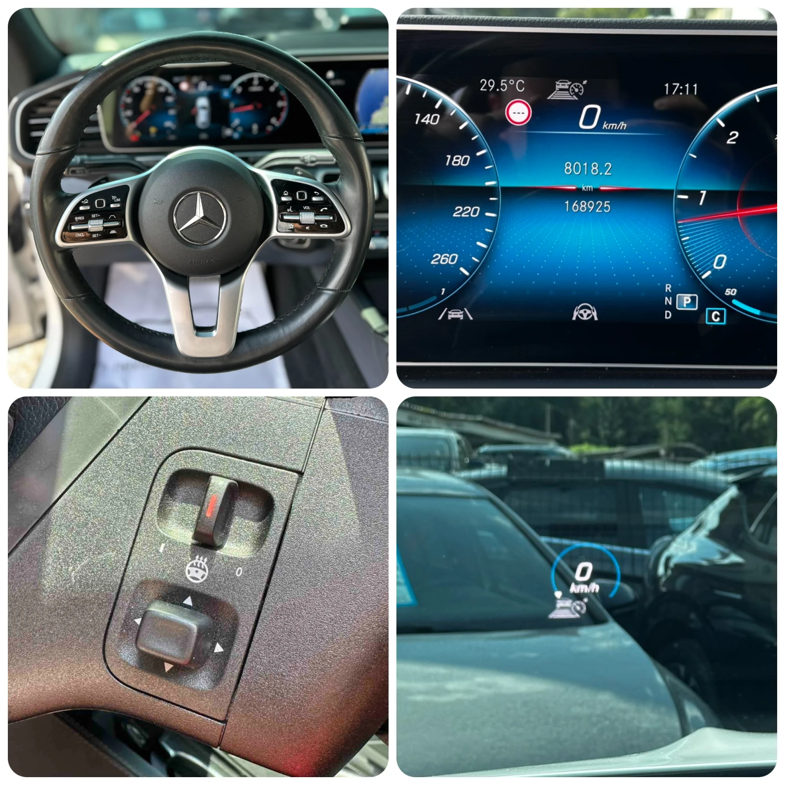 Mercedes-Benz GLE 400 D 330HP AMG LINE HUD BURMESTER ОБДУХВАНЕ PANO, снимка 13 - Автомобили и джипове - 55800866