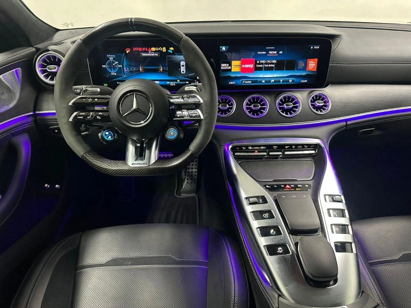 Mercedes-Benz AMG GT 63S E-PERFORMANCE/CERAMIC/AERO/BURM/NIGHT/PANO/, снимка 11 - Автомобили и джипове - 52856433