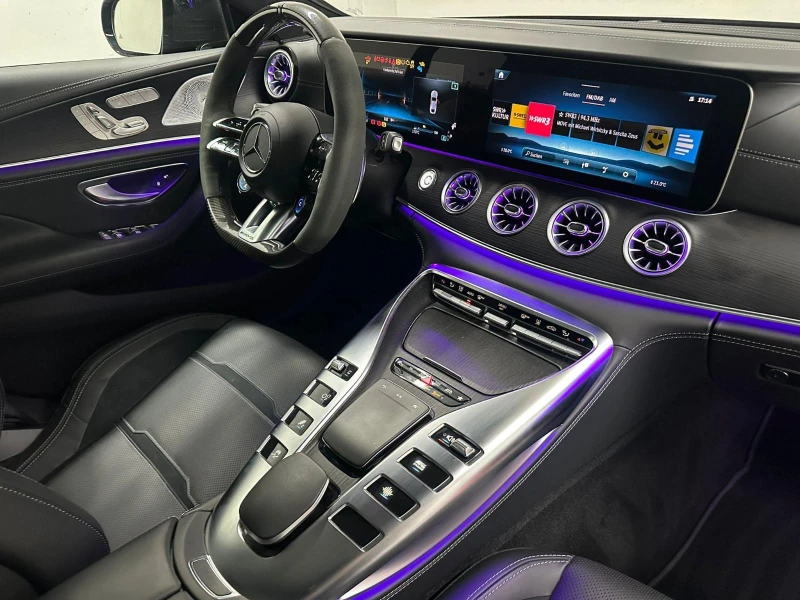 Mercedes-Benz AMG GT 63S E-PERFORMANCE/CERAMIC/AERO/BURM/NIGHT/PANO/, снимка 14 - Автомобили и джипове - 52856433