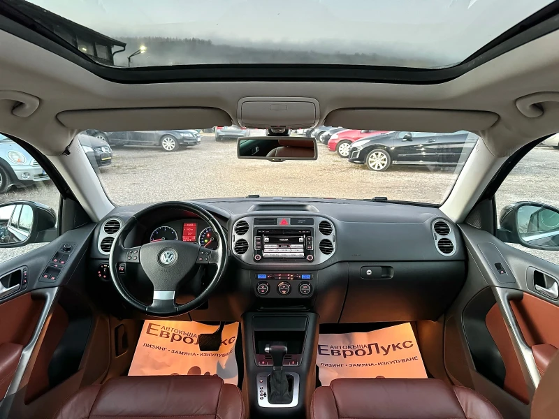 VW Tiguan 2.0TDI 140кс 4x4 АВТОМАТИК НАВИ ПАНОРАМА ПОДГРЕВ , снимка 9 - Автомобили и джипове - 48285787