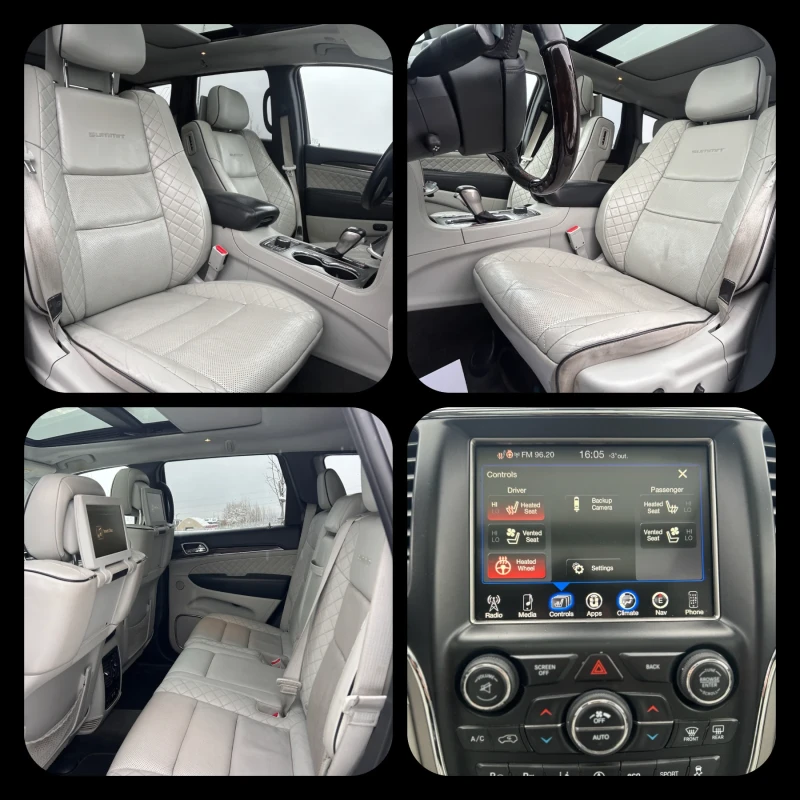 Jeep Grand cherokee SUMMIT* NAVI* KAMERA* FULL* TOP* !!, снимка 14 - Автомобили и джипове - 49168401