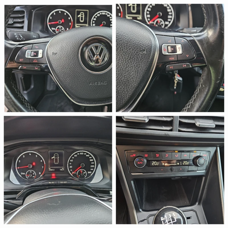 VW Polo 1.0 Бензин, Камера, Панорама, Лед!, снимка 15 - Автомобили и джипове - 47713012