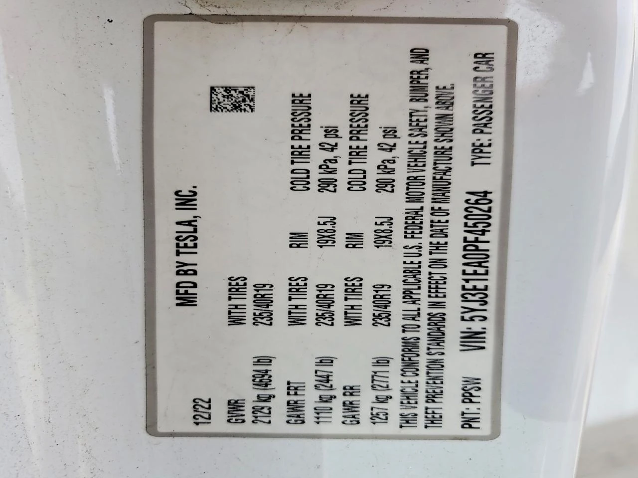 Tesla Model 3, снимка 12 - Автомобили и джипове - 54624046