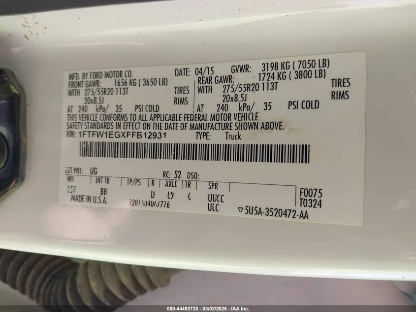 Ford F150 3.5l F-150 Platinum, снимка 9 - Автомобили и джипове - 54116084