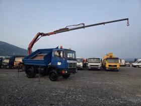 Man 12.222 12.192, КРАН + САМОСВАЛ, 4 Х 4 , снимка 1