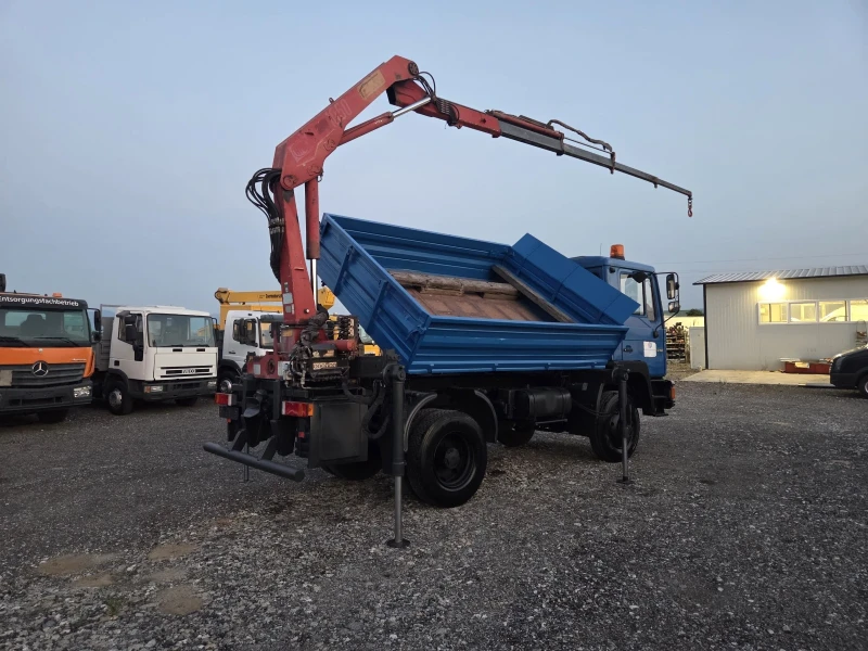 Man 12.222 12.192, КРАН + САМОСВАЛ, 4 Х 4 , снимка 9 - Камиони - 50813807