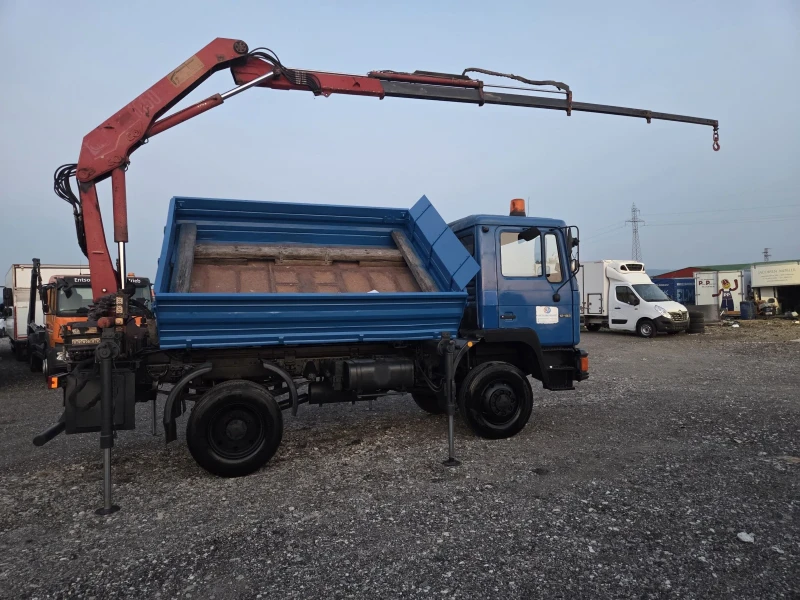 Man 12.222 12.192, КРАН + САМОСВАЛ, 4 Х 4 , снимка 8 - Камиони - 50813807