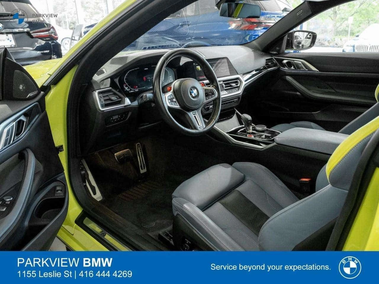BMW M4 * AWD CPO HUD HKSOUND 360CAM LASERLIGHTS CARBONROO, снимка 16 - Автомобили и джипове - 55665840