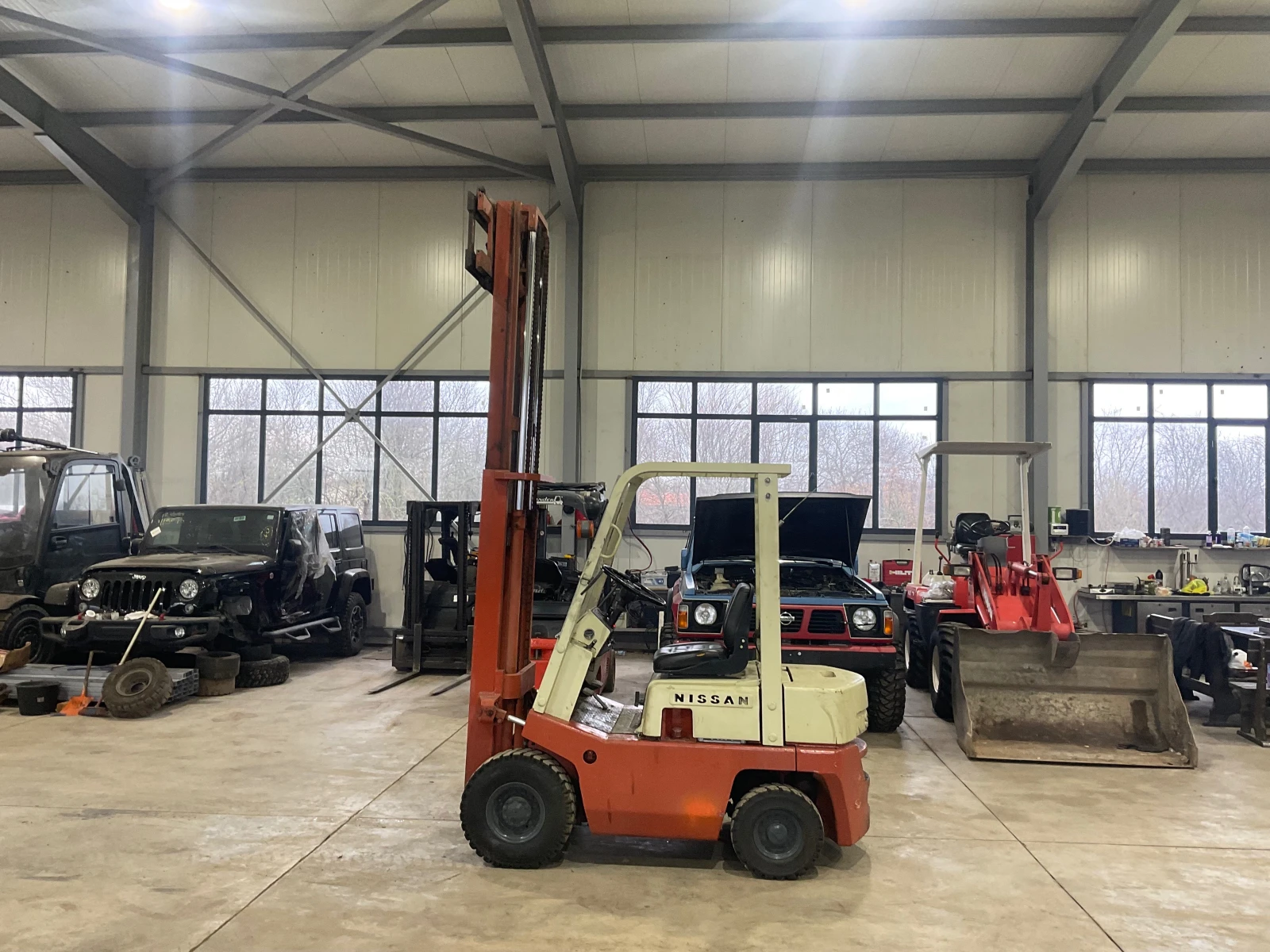 Мотокар Nissan QFD15 Работи смесва маслото с вода !!!, снимка 5 - Индустриална техника - 54197253