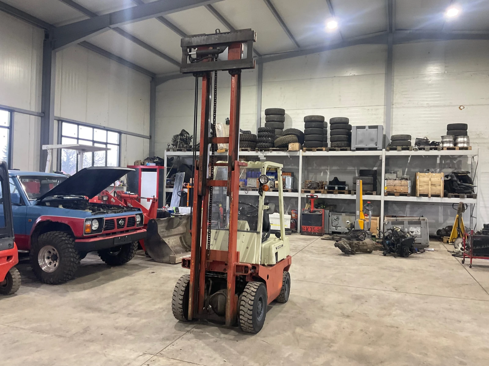 Мотокар Nissan QFD15 Работи смесва маслото с вода !!!, снимка 6 - Индустриална техника - 54197253