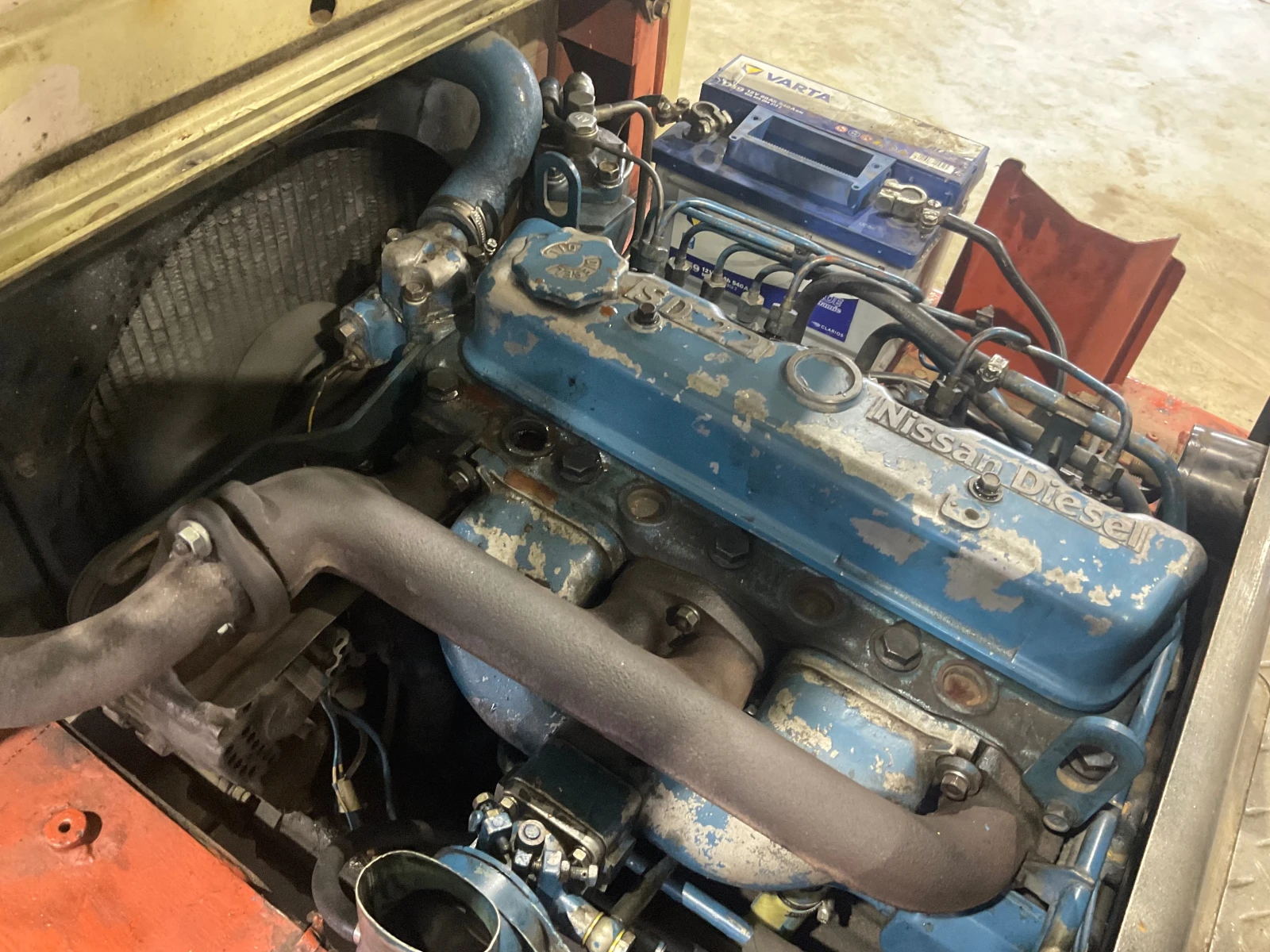 Мотокар Nissan QFD15 Работи смесва маслото с вода !!!, снимка 9 - Индустриална техника - 54197253