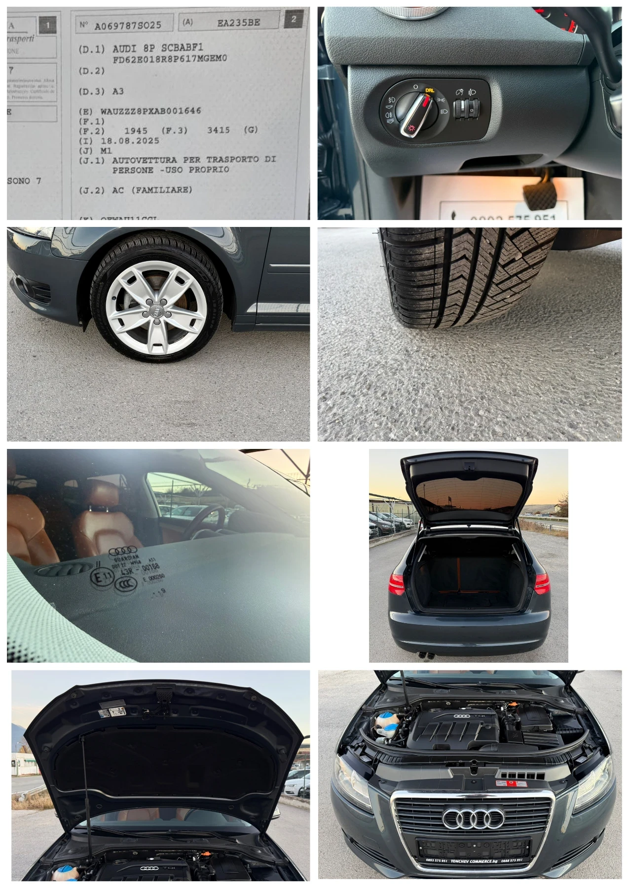 Audi A3 2.0-TDI-AUTOMAT-145.000km-NEW-NEW-NEW-PODGREV-KOJA | Mobile.bg   17